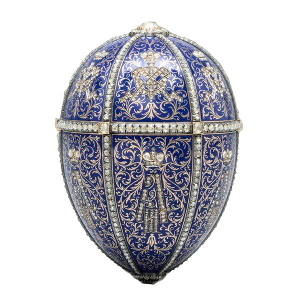 Uovo sul cocchio con cherubino Fabergé