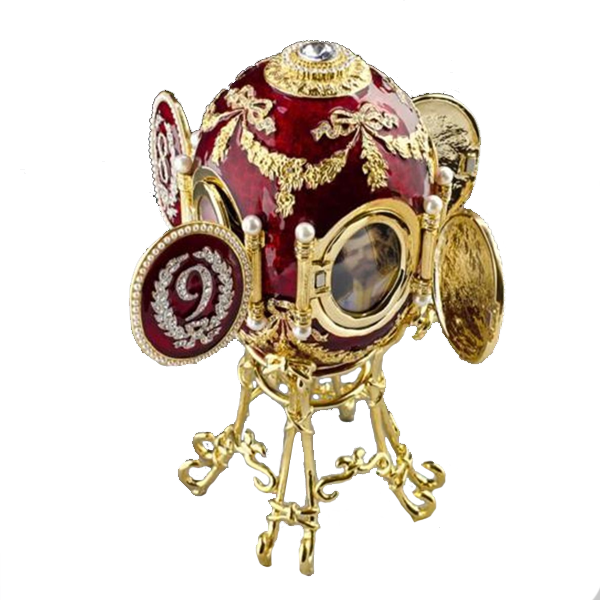 Uovo sul cocchio con cherubino Fabergé