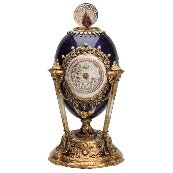 Uovo sul cocchio con cherubino Fabergé