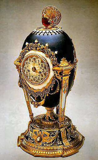 Uovo sul cocchio con cherubino Fabergé