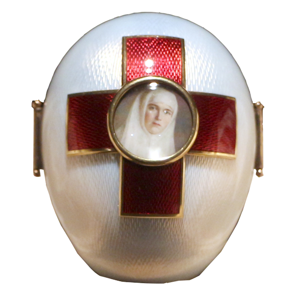 Uovo sul cocchio con cherubino Fabergé